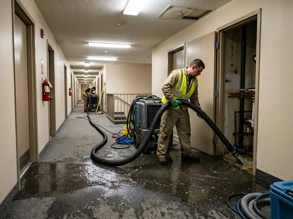 multi-unit-apartment-hallway-f-005 — frequently asked questions, Emergency Burst Pipe Water Extraction & Removal in East Pro…